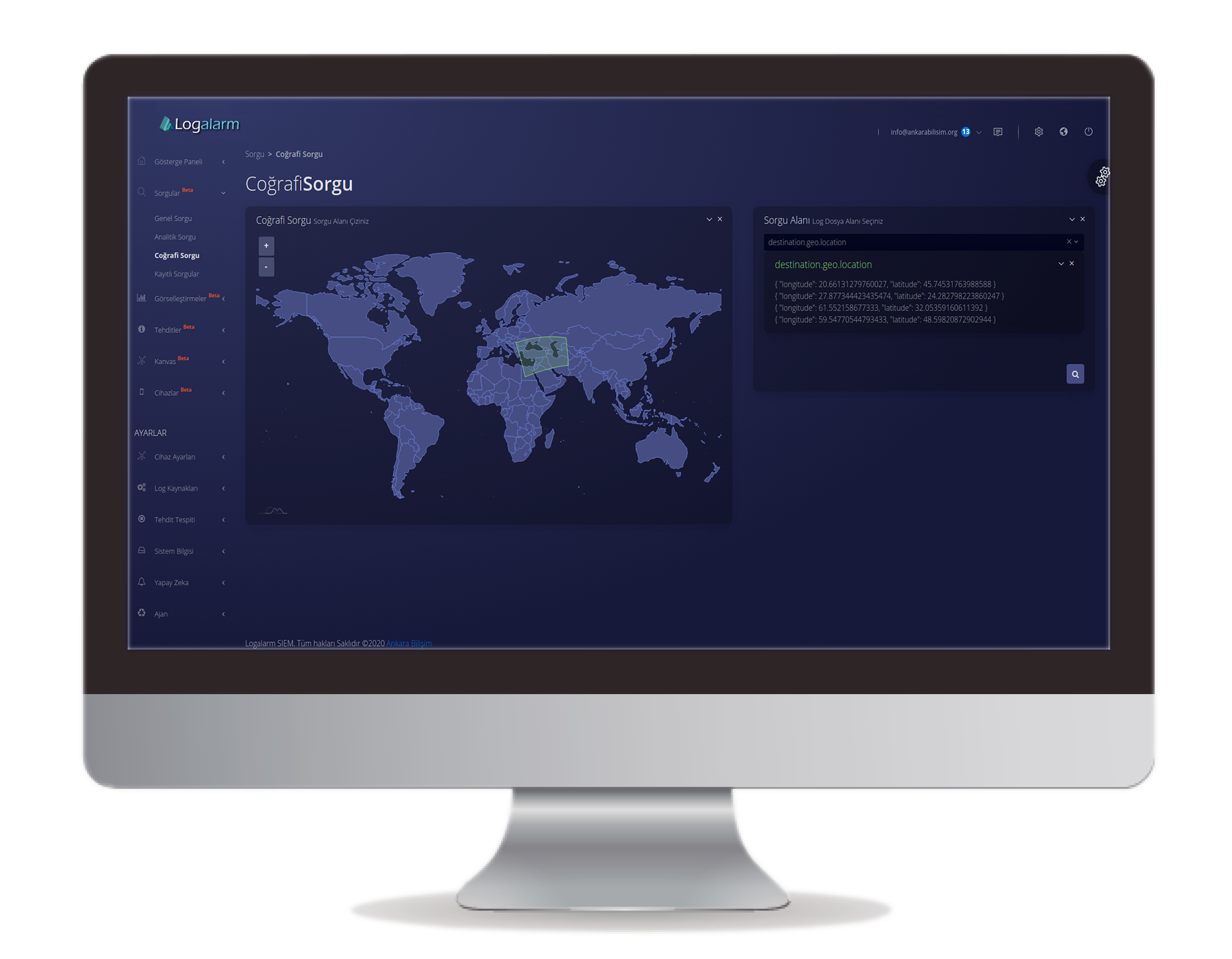 LogAlarm SIEM Yazılımı