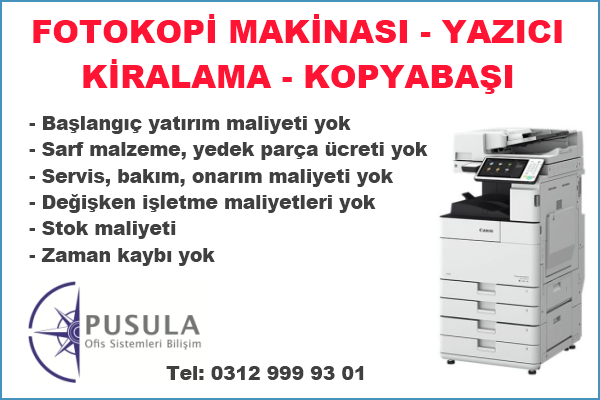 fotokopi kiralama